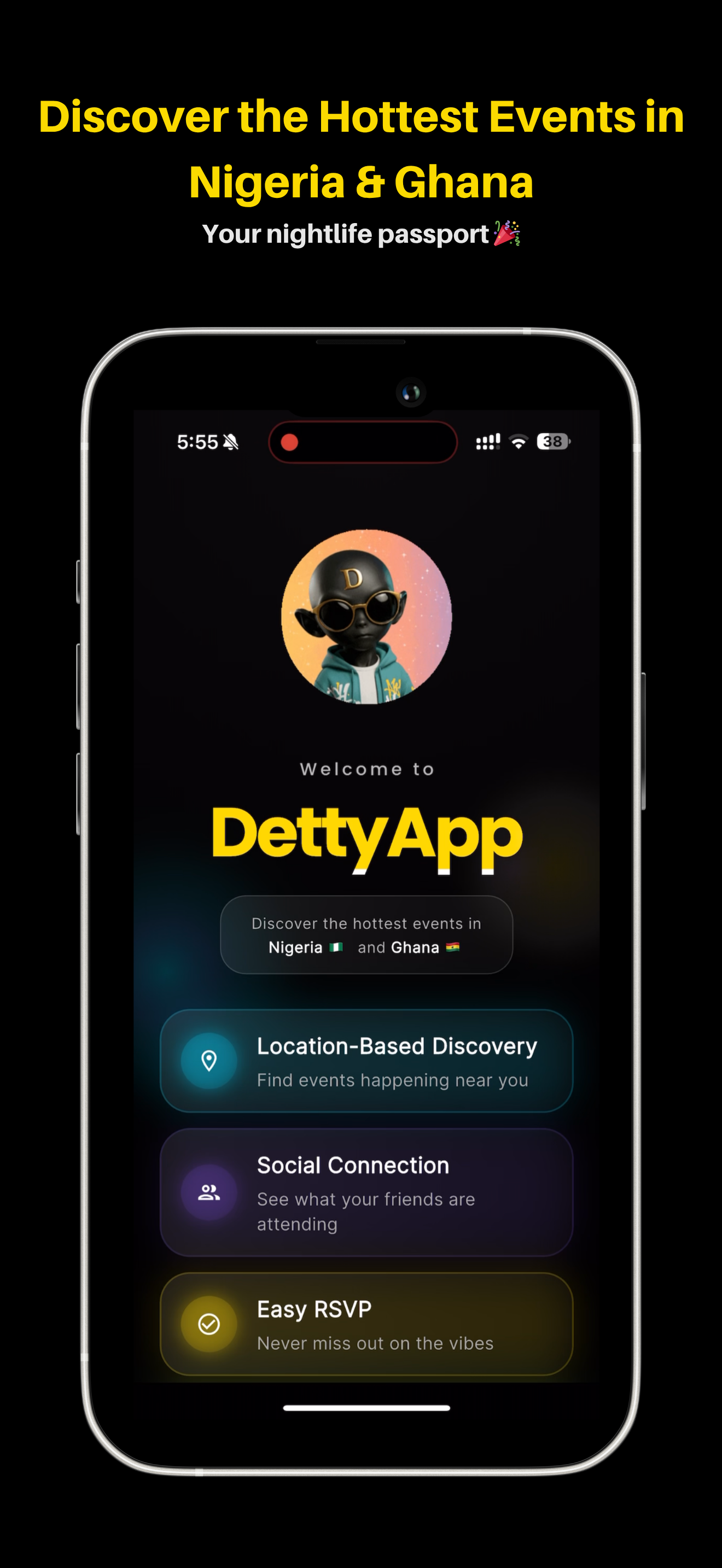 DettyApp Interface